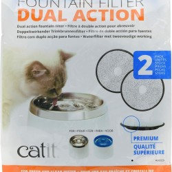 Catit Genuine Fresh and Clear Premium Replacement Filters, Pack of 2 Catit Genuine Fresh and Clear Premium Replacement Filters, Pack of 2
