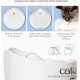Catit Pixi Drinking Fountain for Cats, 2.5 L, White, Pack of 1 Catit Pixi Drinking Fountain for Cats, 2.5 L, White, Pack of 1