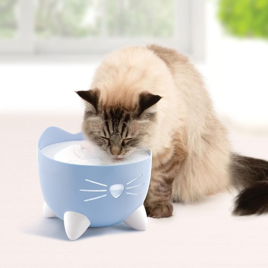 Catit Pixi Drinking Fountain for Cats, 2.5 L, White, Pack of 1 Catit Pixi Drinking Fountain for Cats, 2.5 L, White, Pack of 1