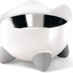 Catit Pixi Raised Ergonomic Cat Bowl 200ml White Catit Pixi Raised Ergonomic Cat Bowl 200ml White