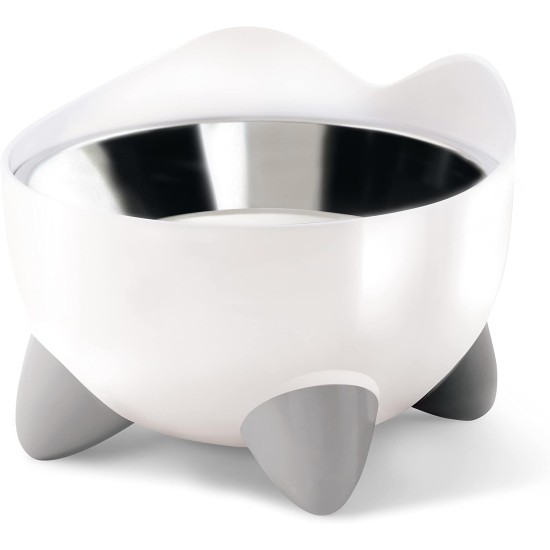 Catit Pixi Raised Ergonomic Cat Bowl 200ml White Catit Pixi Raised Ergonomic Cat Bowl 200ml White