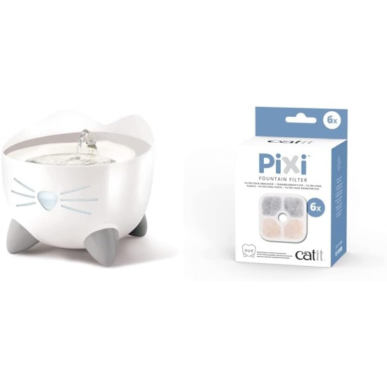 Catit Pixi Stainless Steel Cat Water Fountain Catit Pixi Stainless Steel Cat Water Fountain