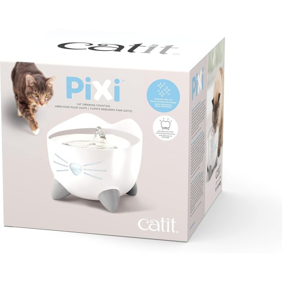 Catit Pixi Stainless Steel Cat Water Fountain Catit Pixi Stainless Steel Cat Water Fountain