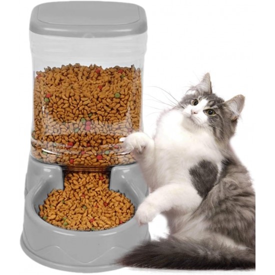 Cats Food Feeder - Self Serve Kobble Bowl System, Large Water Reservoir Kit, Worktop Pet Dispenser Device, Feeding Hydration Kit, Kittens, Puppies, Adults, Pets Meal Time Cats Food Feeder - Self Serve Kobble Bowl System, Large Water Reservoir Kit, Worktop Pet Dispenser Device, Feeding Hydration Kit, Kittens, Puppies, Adults, Pets Meal Time