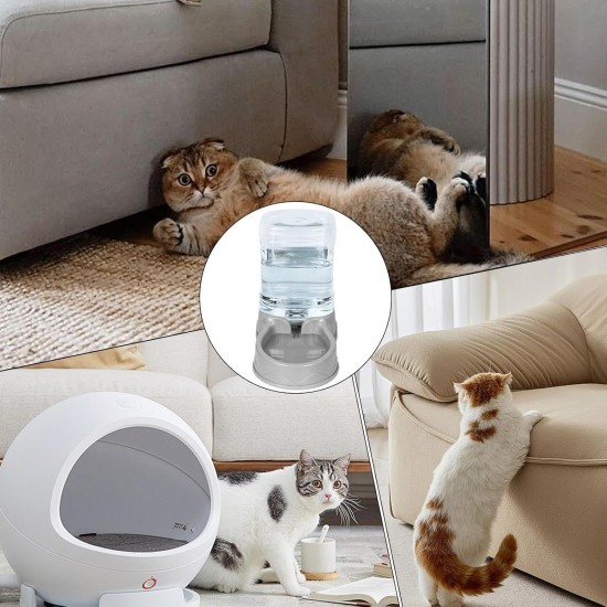 Cats Food Feeder - Self Serve Kobble Bowl System, Large Water Reservoir Kit, Worktop Pet Dispenser Device, Feeding Hydration Kit, Kittens, Puppies, Adults, Pets Meal Time Cats Food Feeder - Self Serve Kobble Bowl System, Large Water Reservoir Kit, Worktop Pet Dispenser Device, Feeding Hydration Kit, Kittens, Puppies, Adults, Pets Meal Time