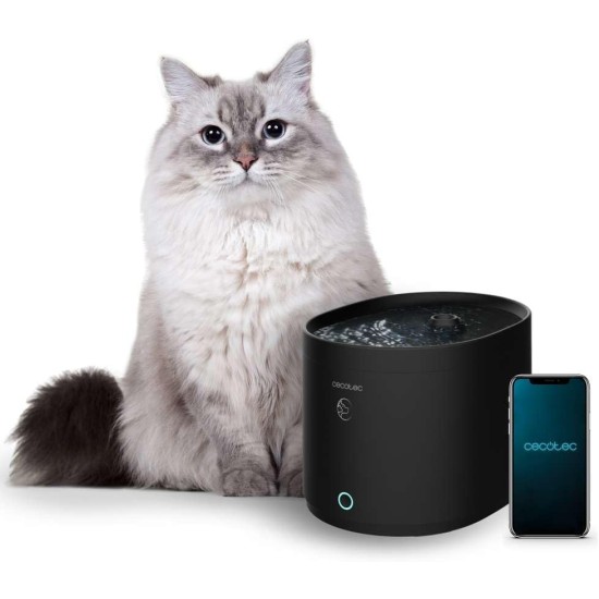 Cecotec Trinkbrunnen Pumba 2500 Refresh Smart, Fassungsvermögen von 2,5L, Hochleistungsfilter, Steuerung über App, Kreislaufsystem, Reinigungs- und Filterwechselerinnerung Cecotec Trinkbrunnen Pumba 2500 Refresh Smart, Fassungsvermögen von 2,5L, Hochleistungsfilter, Steuerung über App, Kreislaufsystem, Reinigungs- und Filterwechselerinnerung