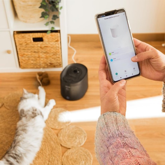 Cecotec Trinkbrunnen Pumba 2500 Refresh Smart, Fassungsvermögen von 2,5L, Hochleistungsfilter, Steuerung über App, Kreislaufsystem, Reinigungs- und Filterwechselerinnerung Cecotec Trinkbrunnen Pumba 2500 Refresh Smart, Fassungsvermögen von 2,5L, Hochleistungsfilter, Steuerung über App, Kreislaufsystem, Reinigungs- und Filterwechselerinnerung