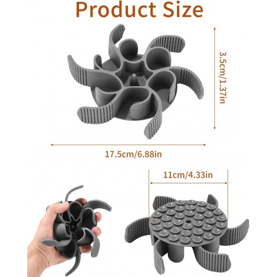 Cexovo Dog Slow Feeding Bowl Anti Sling Insert for Bowl Anti Sling Bowl Dog Silicone Slow Feeder Dog Bowl Insert with Suction Cups Non-Slip for Dogs and Cats Cexovo Dog Slow Feeding Bowl Anti Sling Insert for Bowl Anti Sling Bowl Dog Silicone Slow Feeder Dog Bowl Insert with Suction Cups Non-Slip for Dogs and Cats