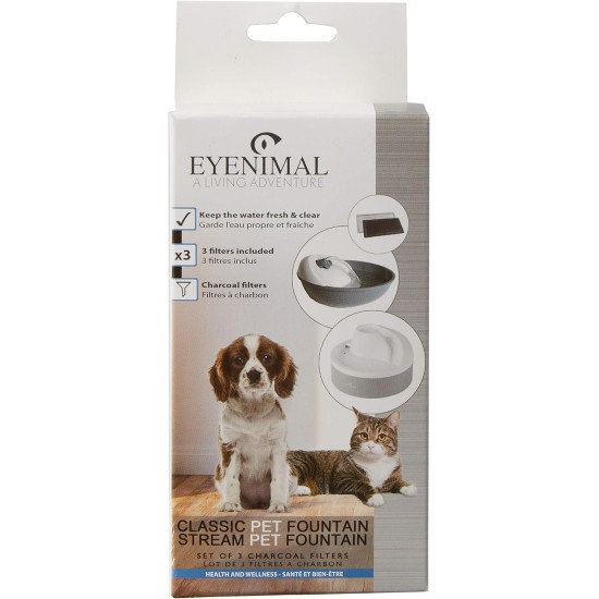 Charcoal Filters, Set of 3 Charcoal Filters, Set of 3