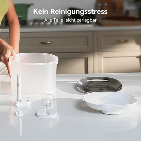 Cheerble Cat Fountain Wireless 2L with MagDrive™ Tech - Pumpless Ultralight Drinking Fountain for Cats with 5000 mAh Battery, Motion Sensor, BPA-Free, Easy to Clean Cat Water Fountain, Elfin E1+ Cheerble Cat Fountain Wireless 2L with MagDrive™ Tech - Pumpless Ultralight Drinking Fountain for Cats with 5000 mAh Battery, Motion Sensor, BPA-Free, Easy to Clean Cat Water Fountain, Elfin E1+
