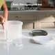 Cheerble Cat Fountain Wireless 2L with MagDrive™ Tech - Pumpless Ultralight Drinking Fountain for Cats with 5000 mAh Battery, Motion Sensor, BPA-Free, Easy to Clean Cat Water Fountain, Elfin E1+ Cheerble Cat Fountain Wireless 2L with MagDrive™ Tech - Pumpless Ultralight Drinking Fountain for Cats with 5000 mAh Battery, Motion Sensor, BPA-Free, Easy to Clean Cat Water Fountain, Elfin E1+