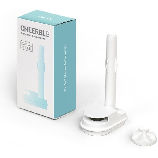 Cheerble Cat Fountain Wireless 2L with MagDrive™ Tech - Pumpless Ultralight Drinking Fountain for Cats with 5000 mAh Battery, Motion Sensor, BPA-Free, Easy to Clean Cat Water Fountain, Elfin E1+ Cheerble Cat Fountain Wireless 2L with MagDrive™ Tech - Pumpless Ultralight Drinking Fountain for Cats with 5000 mAh Battery, Motion Sensor, BPA-Free, Easy to Clean Cat Water Fountain, Elfin E1+
