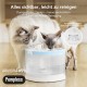 Cheerble Cat Fountain Wireless 2L with MagDrive™ Tech - Pumpless Ultralight Drinking Fountain for Cats with 5000 mAh Battery, Motion Sensor, BPA-Free, Easy to Clean Cat Water Fountain, Elfin E1+ Cheerble Cat Fountain Wireless 2L with MagDrive™ Tech - Pumpless Ultralight Drinking Fountain for Cats with 5000 mAh Battery, Motion Sensor, BPA-Free, Easy to Clean Cat Water Fountain, Elfin E1+
