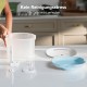 Cheerble Cat Fountain Wireless 2L with MagDrive™ Tech - Pumpless Ultralight Drinking Fountain for Cats with 5000 mAh Battery, Motion Sensor, BPA-Free, Easy to Clean Cat Water Fountain, Elfin E1+ Cheerble Cat Fountain Wireless 2L with MagDrive™ Tech - Pumpless Ultralight Drinking Fountain for Cats with 5000 mAh Battery, Motion Sensor, BPA-Free, Easy to Clean Cat Water Fountain, Elfin E1+