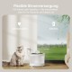 Cheerble Cat Fountain Wireless 2L with MagDrive™ Tech - Pumpless Ultralight Drinking Fountain for Cats with 5000 mAh Battery, Motion Sensor, BPA-Free, Easy to Clean Cat Water Fountain, Elfin E1+ Cheerble Cat Fountain Wireless 2L with MagDrive™ Tech - Pumpless Ultralight Drinking Fountain for Cats with 5000 mAh Battery, Motion Sensor, BPA-Free, Easy to Clean Cat Water Fountain, Elfin E1+