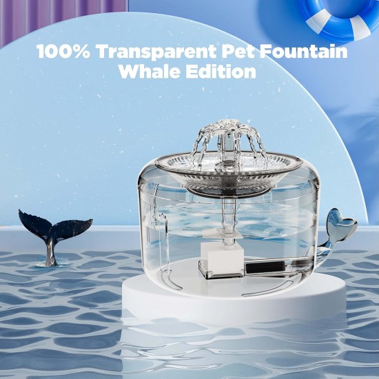 Ciays Cat Fountain Silver Ciays Cat Fountain Silver