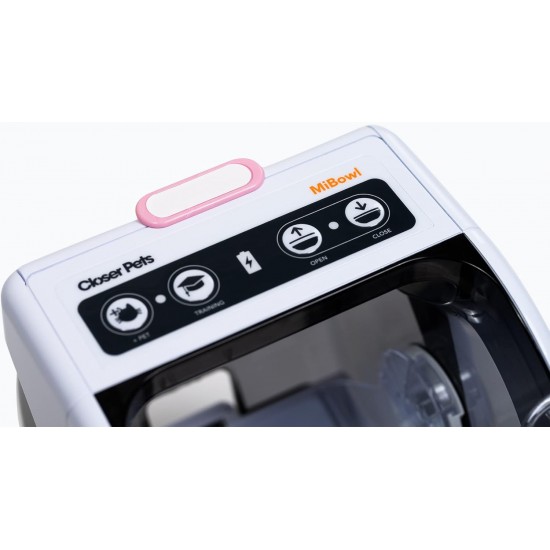 Closer Pets MiBowl Automatic Selective Microchip Pet Feeder (CP500) - BPA and BHT Free Closed Back Bowl for Small to Medium Cats and Small Dogs, White Closer Pets MiBowl Automatic Selective Microchip Pet Feeder (CP500) - BPA and BHT Free Closed Back Bowl for Small to Medium Cats and Small Dogs, White