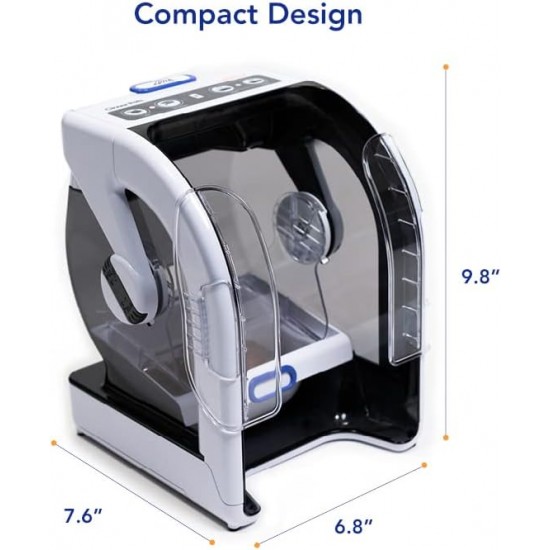 Closer Pets MiBowl Automatic Selective Microchip Pet Feeder (CP500) - BPA and BHT Free Closed Back Bowl for Small to Medium Cats and Small Dogs, White Closer Pets MiBowl Automatic Selective Microchip Pet Feeder (CP500) - BPA and BHT Free Closed Back Bowl for Small to Medium Cats and Small Dogs, White