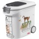 Curver Cat Food Container - 35L/12kg - Pets Collection - Airtight Cat Food Storage - Cat Food Container - Wheeled Container - 28 x 49 x 43 cm Curver Cat Food Container - 35L/12kg - Pets Collection - Airtight Cat Food Storage - Cat Food Container - Wheeled Container - 28 x 49 x 43 cm