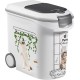 Curver Cat Food Container - 35L/12kg - Pets Collection - Airtight Cat Food Storage - Cat Food Container - Wheeled Container - 28 x 49 x 43 cm Curver Cat Food Container - 35L/12kg - Pets Collection - Airtight Cat Food Storage - Cat Food Container - Wheeled Container - 28 x 49 x 43 cm