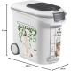 Curver Cat Food Container - 35L/12kg - Pets Collection - Airtight Cat Food Storage - Cat Food Container - Wheeled Container - 28 x 49 x 43 cm Curver Cat Food Container - 35L/12kg - Pets Collection - Airtight Cat Food Storage - Cat Food Container - Wheeled Container - 28 x 49 x 43 cm
