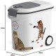Curver Food Container 12 kg I 35 L, White/Grey/Love Pets Cats, 49.3 x 27.8 x 42.5 cm, 241094 Curver Food Container 12 kg I 35 L, White/Grey/Love Pets Cats, 49.3 x 27.8 x 42.5 cm, 241094
