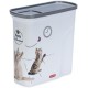 Curver PetLife Food Container 2 kg Dry Food Container for Cats Storage Container for Pet Food 20.5 x 8.6 x 19.40 cm Curver PetLife Food Container 2 kg Dry Food Container for Cats Storage Container for Pet Food 20.5 x 8.6 x 19.40 cm