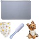 DALAETUS 3-Piece Cat Feeding Mat Set, Silicone Bowl Mat, Waterproof and Dirt-Repellent Dog Bowl Mat for Dogs and Cats, Kids, Children, Toddlers DALAETUS 3-Piece Cat Feeding Mat Set, Silicone Bowl Mat, Waterproof and Dirt-Repellent Dog Bowl Mat for Dogs and Cats, Kids, Children, Toddlers