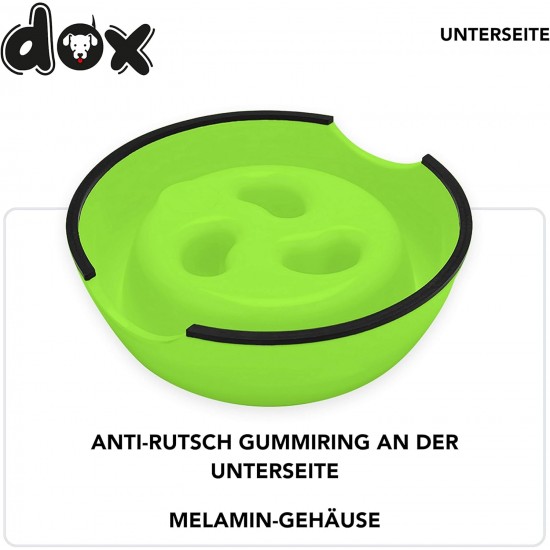 DDOXX Anti-Gulp Dog Bowl for Small & Large Dogs, Non-Slip, Many Colours & Sizes, Cat Food Bowl, Dog Bowl, Cat Bowl, Melamine Bowl DDOXX Anti-Gulp Dog Bowl for Small & Large Dogs, Non-Slip, Many Colours & Sizes, Cat Food Bowl, Dog Bowl, Cat Bowl, Melamine Bowl