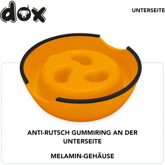 DDOXX Anti-Gulp Dog Bowl for Small & Large Dogs, Non-Slip, Many Colours & Sizes, Cat Food Bowl, Dog Bowl, Cat Bowl, Melamine Bowl DDOXX Anti-Gulp Dog Bowl for Small & Large Dogs, Non-Slip, Many Colours & Sizes, Cat Food Bowl, Dog Bowl, Cat Bowl, Melamine Bowl