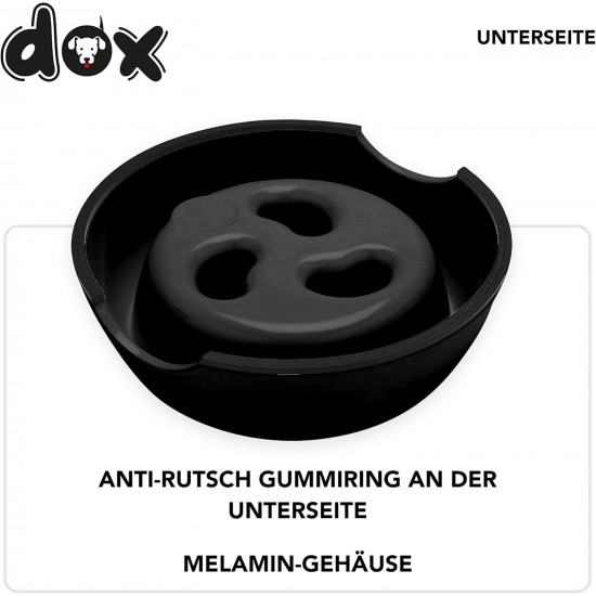 DDOXX Anti-Gulp Dog Bowl for Small & Large Dogs, Non-Slip, Many Colours & Sizes, Cat Food Bowl, Dog Bowl, Cat Bowl, Melamine Bowl DDOXX Anti-Gulp Dog Bowl for Small & Large Dogs, Non-Slip, Many Colours & Sizes, Cat Food Bowl, Dog Bowl, Cat Bowl, Melamine Bowl