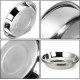 DEAYOU Cat Bowls Stainless Steel 7.7 Inch Metal Cat Food and Water Bowl 16 oz Simple Pet Bowl for Kitten Puppy Wide Flat Replacement Dog Bowl Raised Stand