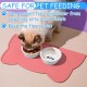 DOKRIN Food Mats for Cats, 2 Pieces Placemats for Cats and Dogs, Leak-proof Silicone Mat for Pets DOKRIN Food Mats for Cats, 2 Pieces Placemats for Cats and Dogs, Leak-proof Silicone Mat for Pets