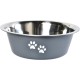 Dehner Lieblinge Paw Dog and Cat Bowl, Approx. 7 x 16 x 21 cm, 1560 ml, Stainless Steel, Turquoise Dehner Lieblinge Paw Dog and Cat Bowl, Approx. 7 x 16 x 21 cm, 1560 ml, Stainless Steel, Turquoise