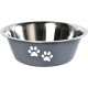 Dehner Lieblinge Paw Dog and Cat Bowl, Approx. 7 x 16 x 21 cm, 1560 ml, Stainless Steel, Turquoise Dehner Lieblinge Paw Dog and Cat Bowl, Approx. 7 x 16 x 21 cm, 1560 ml, Stainless Steel, Turquoise