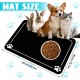 Dog and Cat Bowl Mat, 50 x 30 cm, Absorbent Quick-Drying Food Mats for Pets, Feeding Mat, Dog Mat, Cat Bowl, Waterproof and Non-Slip for Living Room, Pet Store Dog and Cat Bowl Mat, 50 x 30 cm, Absorbent Quick-Drying Food Mats for Pets, Feeding Mat, Dog Mat, Cat Bowl, Waterproof and Non-Slip for Living Room, Pet Store