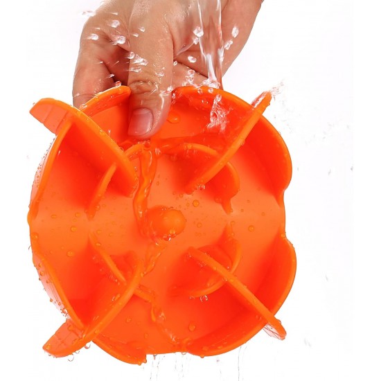 Doweiss Anti Sling Dog Bowl Anti Sling Bowl Cats Insert Slow Feeder Dog Bowl Insertion for Dogs and Cats, Can be Cut (without Bowl) Doweiss Anti Sling Dog Bowl Anti Sling Bowl Cats Insert Slow Feeder Dog Bowl Insertion for Dogs and Cats, Can be Cut (without Bowl)