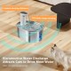 Drinking Fountain for Cats, Stainless Steel Wireless Cat Fountain with Motion Sensor, 3 L, Quiet Cat Drinking Fountain with Water Level Window, 5000 mAh Battery Capacity, Drinking Fountain for Cats Drinking Fountain for Cats, Stainless Steel Wireless Cat Fountain with Motion Sensor, 3 L, Quiet Cat Drinking Fountain with Water Level Window, 5000 mAh Battery Capacity, Drinking Fountain for Cats