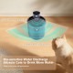 Drinking Fountain for Cats, Wireless Cat Fountain with Motion Sensor, 2.5 L, Quiet Cat Drinking Fountain with Activated Carbon Filter, 4000 mAh Battery Capacity, Drinking Fountain for Cats, Black