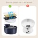 Drinking Fountain for Cats, Wireless Cat Fountain with Motion Sensor, 2.5 L, Quiet Cat Drinking Fountain with Activated Carbon Filter, 4000 mAh Battery Capacity, Drinking Fountain for Cats, Black