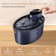 Drinking Fountain for Cats, Wireless Cat Fountain with Motion Sensor, 2.5 L, Quiet Cat Drinking Fountain with Activated Carbon Filter, 4000 mAh Battery Capacity, Drinking Fountain for Cats, Black