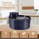 Drinking Fountain for Cats, Wireless Cat Fountain with Motion Sensor, 2.5 L, Quiet Cat Drinking Fountain with Activated Carbon Filter, 4000 mAh Battery Capacity, Drinking Fountain for Cats, Black