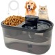 Drinking Fountain for Cats, Wireless Cat Fountain with Motion Sensor, Automatic Drinking and Feeding Machine for Cats, Water Dispenser for Cats, Automatic Feeder for Pets Drinking Fountain for Cats, Wireless Cat Fountain with Motion Sensor, Automatic Drinking and Feeding Machine for Cats, Water Dispenser for Cats, Automatic Feeder for Pets