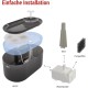 EMOS - Cat Fountain 2.6 L with Filtration System - Pet Care Drinking Fountain for Dogs and Cats - Drinking Water Fountain - Water Fountain for Pets - Fresh Water Dispenser - Grey EMOS - Cat Fountain 2.6 L with Filtration System - Pet Care Drinking Fountain for Dogs and Cats - Drinking Water Fountain - Water Fountain for Pets - Fresh Water Dispenser - Grey