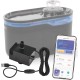 EMOS - Cat Fountain 2.6 L with Filtration System - Pet Care Drinking Fountain for Dogs and Cats - Drinking Water Fountain - Water Fountain for Pets - Fresh Water Dispenser - Grey EMOS - Cat Fountain 2.6 L with Filtration System - Pet Care Drinking Fountain for Dogs and Cats - Drinking Water Fountain - Water Fountain for Pets - Fresh Water Dispenser - Grey