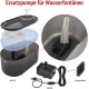 EMOS - Cat Fountain 2.6 L with Filtration System - Pet Care Drinking Fountain for Dogs and Cats - Drinking Water Fountain - Water Fountain for Pets - Fresh Water Dispenser - Grey EMOS - Cat Fountain 2.6 L with Filtration System - Pet Care Drinking Fountain for Dogs and Cats - Drinking Water Fountain - Water Fountain for Pets - Fresh Water Dispenser - Grey