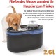 EMOS - Cat Fountain 2.6 L with Filtration System - Pet Care Drinking Fountain for Dogs and Cats - Drinking Water Fountain - Water Fountain for Pets - Fresh Water Dispenser - Grey EMOS - Cat Fountain 2.6 L with Filtration System - Pet Care Drinking Fountain for Dogs and Cats - Drinking Water Fountain - Water Fountain for Pets - Fresh Water Dispenser - Grey