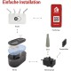 EMOS - Cat Fountain 2.6 L with Filtration System - Pet Care Drinking Fountain for Dogs and Cats - Drinking Water Fountain - Water Fountain for Pets - Fresh Water Dispenser - Grey EMOS - Cat Fountain 2.6 L with Filtration System - Pet Care Drinking Fountain for Dogs and Cats - Drinking Water Fountain - Water Fountain for Pets - Fresh Water Dispenser - Grey