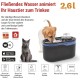 EMOS - Cat Fountain 2.6 L with Filtration System - Pet Care Drinking Fountain for Dogs and Cats - Drinking Water Fountain - Water Fountain for Pets - Fresh Water Dispenser - Grey EMOS - Cat Fountain 2.6 L with Filtration System - Pet Care Drinking Fountain for Dogs and Cats - Drinking Water Fountain - Water Fountain for Pets - Fresh Water Dispenser - Grey