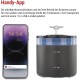 EMOS - Cat Fountain 2.6 L with Filtration System - Pet Care Drinking Fountain for Dogs and Cats - Drinking Water Fountain - Water Fountain for Pets - Fresh Water Dispenser - Grey EMOS - Cat Fountain 2.6 L with Filtration System - Pet Care Drinking Fountain for Dogs and Cats - Drinking Water Fountain - Water Fountain for Pets - Fresh Water Dispenser - Grey